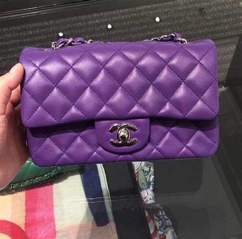 chanel purple flap bag|authentic chanel classic flap bag.